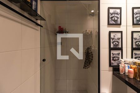 Banheiro da Suíte de apartamento à venda com 1 quarto, 26m² em Barra Funda, São Paulo