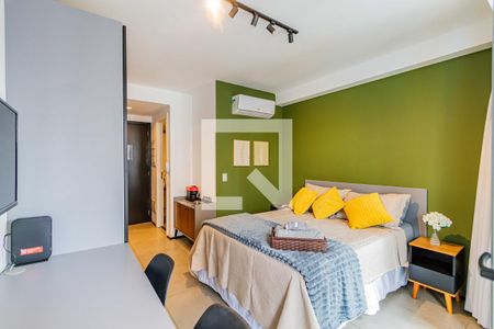 Studio de kitnet/studio para alugar com 1 quarto, 22m² em Indianópolis, São Paulo