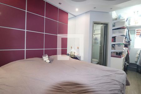 Quarto 1 suíte de casa à venda com 2 quartos, 95m² em Vila Luzita, Santo André