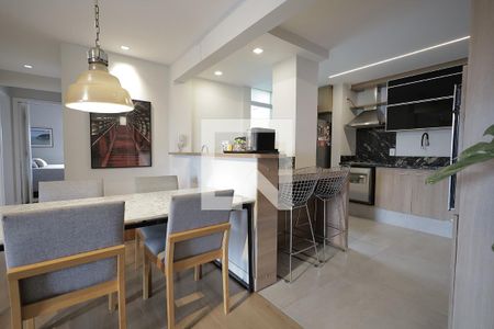 Sala de Jantar de apartamento à venda com 3 quartos, 89m² em Jardim, Santo André