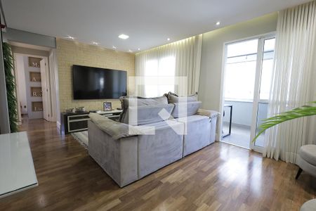 Sala de apartamento à venda com 2 quartos, 79m² em Campestre, Santo André