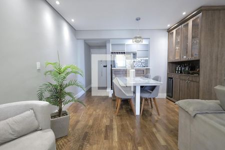Sala de apartamento à venda com 2 quartos, 79m² em Campestre, Santo André