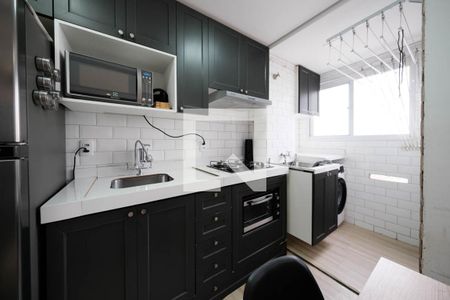 Sala/Cozinha de apartamento para alugar com 2 quartos, 44m² em Jardim Belem, São Paulo