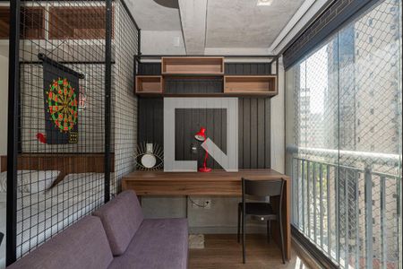 Varanda do Quarto de kitnet/studio para alugar com 1 quarto, 40m² em Bela Vista, São Paulo