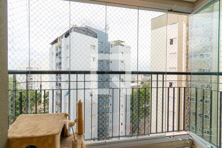 Varanda da Sala de apartamento à venda com 2 quartos, 55m² em São Lucas, São Paulo