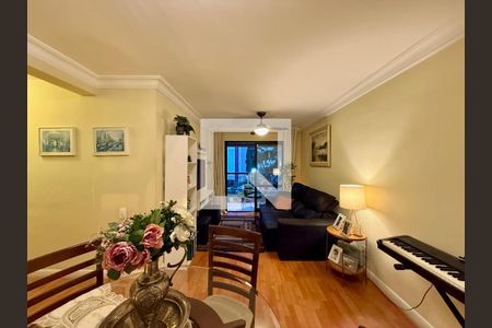 Sala de apartamento para alugar com 2 quartos, 70m² em Cidade Monções, São Paulo