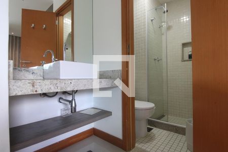 Banheiro de kitnet/studio à venda com 1 quarto, 34m² em Jacarepaguá, Rio de Janeiro
