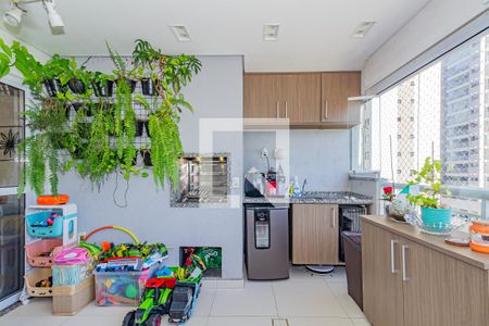 Varanda da Sala/Cozinha de apartamento à venda com 2 quartos, 71m² em Santo Amaro, São Paulo