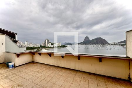Varanda da Sala de apartamento para alugar com 3 quartos, 145m² em Botafogo, Rio de Janeiro