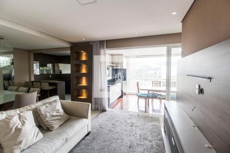 Sala  de apartamento para alugar com 3 quartos, 116m² em Centro de Apoio I (alphaville), Santana de Parnaíba