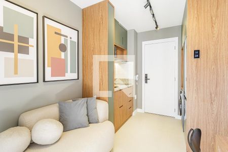 Sala/Cozinha de apartamento para alugar com 1 quarto, 25m² em Vila Nova Conceição, São Paulo