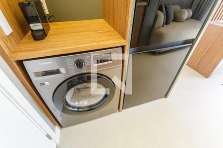 Sala/Cozinha de apartamento para alugar com 1 quarto, 25m² em Vila Nova Conceição, São Paulo