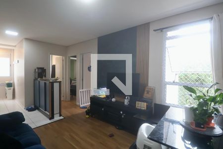 Sala de apartamento para alugar com 2 quartos, 45m² em Parque Enseada, Guarujá