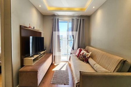 Sala  de apartamento à venda com 2 quartos, 49m² em Santo Cristo, Rio de Janeiro