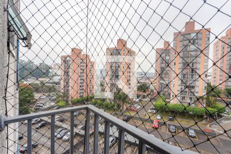 Varanda da sala  de apartamento à venda com 2 quartos, 48m² em Vila Santa Luzia, Diadema