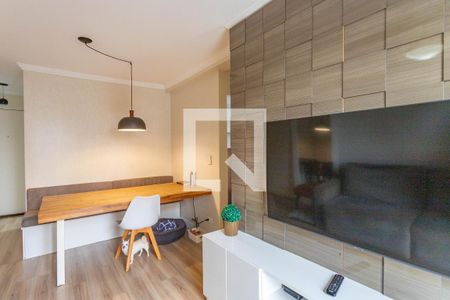 Sala  de apartamento à venda com 2 quartos, 48m² em Vila Santa Luzia, Diadema