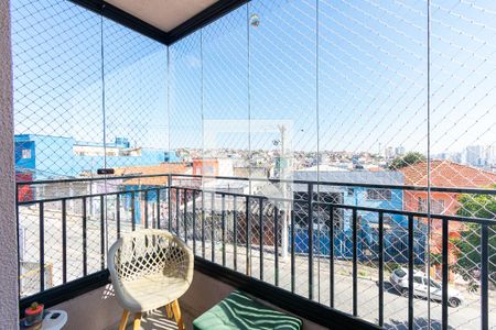 Varanda da Sala de casa de condomínio à venda com 1 quarto, 44m² em Vila Paulo Silas, São Paulo