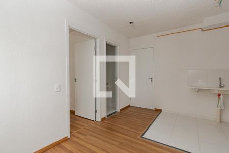 Sala de apartamento para alugar com 2 quartos, 32m² em Jardim Caravelas, São Paulo