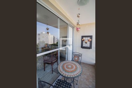 VARANDA DA SALA de apartamento à venda com 3 quartos, 95m² em Santana, São Paulo