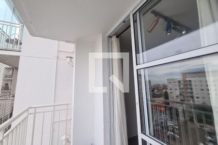 Varanda da Sala de apartamento para alugar com 1 quarto, 44m² em Jardim Guairaca, São Paulo