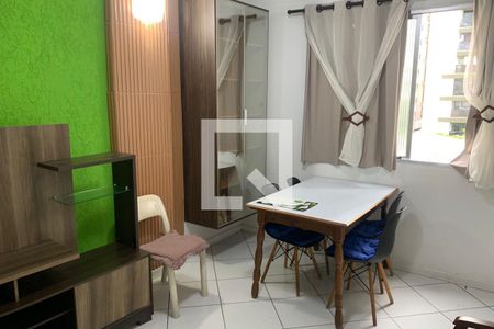 Sala de apartamento para alugar com 1 quarto, 55m² em Boqueirão, Santos