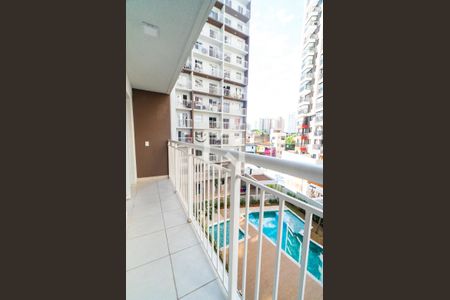 Sacada da Sala/Cozinha de apartamento para alugar com 1 quarto, 29m² em Planalto Paulista, São Paulo