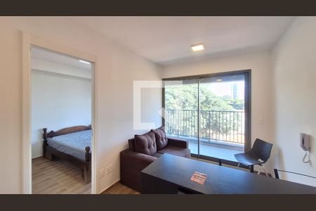 Sala/Cozinha de apartamento para alugar com 1 quarto, 32m² em Pompeia, São Paulo