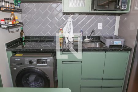 Sala e Cozinha de apartamento para alugar com 1 quarto, 35m² em Perdizes, São Paulo
