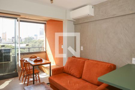 Sala e Cozinha de apartamento para alugar com 1 quarto, 35m² em Perdizes, São Paulo