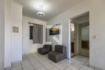 Sala de apartamento para alugar com 1 quarto, 60m² em Canto do Forte, Praia Grande