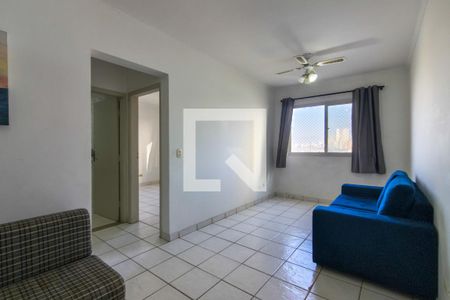 Sala de apartamento para alugar com 1 quarto, 60m² em Canto do Forte, Praia Grande