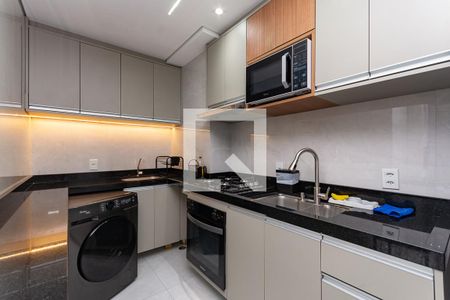 Cozinha Americana de apartamento para alugar com 2 quartos, 32m² em Várzea da Barra Funda, São Paulo