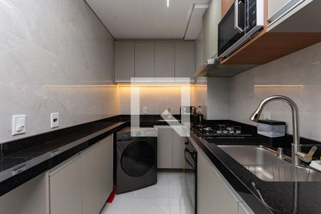 Cozinha Americana de apartamento para alugar com 2 quartos, 32m² em Várzea da Barra Funda, São Paulo