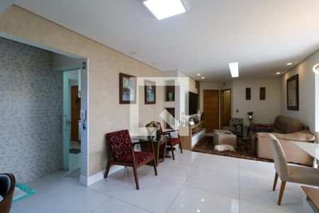 Sala de apartamento para alugar com 3 quartos, 122m² em Santa Paula, São Caetano do Sul