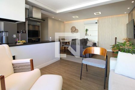 Sala  de apartamento à venda com 2 quartos, 77m² em Jardim Fonte do Morumbi, São Paulo