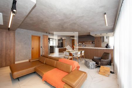 SALA de apartamento à venda com 4 quartos, 148m² em Luxemburgo, Belo Horizonte