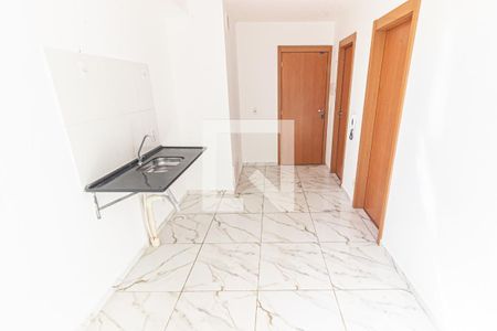 Sala/Cozinha de apartamento para alugar com 1 quarto, 31m² em Belenzinho, São Paulo
