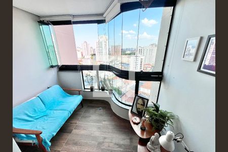 Varanda da Sala de apartamento à venda com 3 quartos, 93m² em Vila Pauliceia, São Paulo