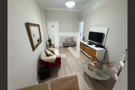 Sala  de apartamento à venda com 2 quartos, 63m² em Copacabana, Rio de Janeiro