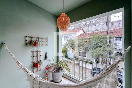 Varanda da Sala de casa de condomínio para alugar com 3 quartos, 97m² em Vila Mariana, São Paulo