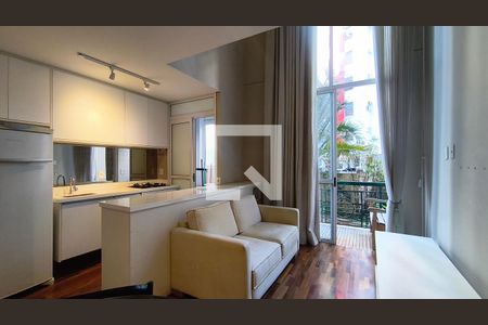 Sala de apartamento para alugar com 1 quarto, 45m² em Vila Mariana, São Paulo