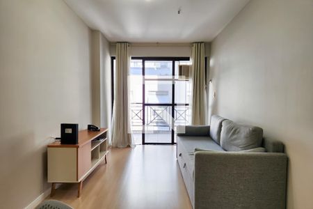 Sala  de apartamento à venda com 1 quarto, 51m² em Flamengo, Rio de Janeiro