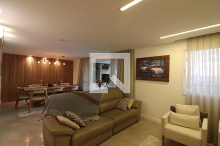 Sala  de apartamento à venda com 3 quartos, 123m² em Centro, São Bernardo do Campo