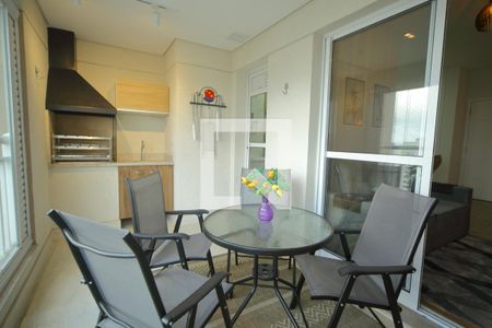 Varanda Gourmet da Sala  de apartamento para alugar com 2 quartos, 77m² em Centro, São Bernardo do Campo