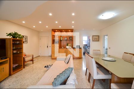 Sala 2 ambientes de apartamento para alugar com 4 quartos, 150m² em Sagrada Família, Belo Horizonte