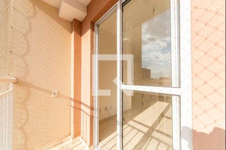 Varanda da Sala de apartamento para alugar com 2 quartos, 54m² em Jardim do Estádio, Santo André