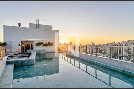 Área externa de kitnet/studio à venda com 1 quarto, 27m² em Farroupilha, Porto Alegre