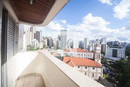varanda quarto  de apartamento para alugar com 1 quarto, 36m² em Funcionários, Belo Horizonte