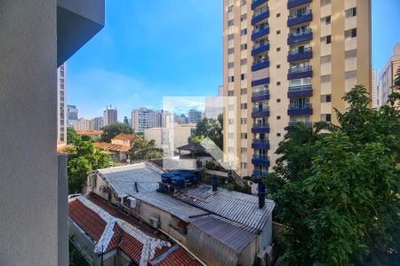 Vista/Varanda de kitnet/studio para alugar com 1 quarto, 27m² em Pinheiros, São Paulo