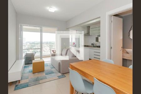 Sala de apartamento à venda com 1 quarto, 48m² em Jardim Aeroporto, São Paulo